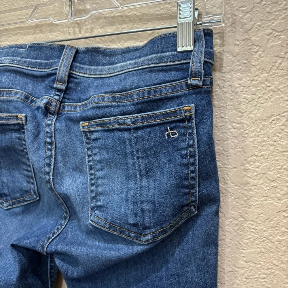 RAG & BONE Capri Denim Skinny Jeans in Rae Size 25 Minimalist Emo Indie